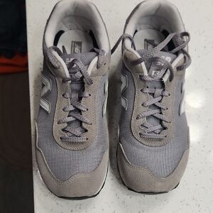 New Balance Classic Gray and White Sneakers